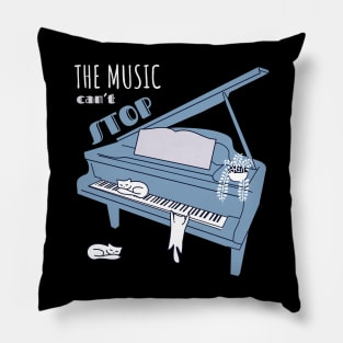 The Music Can't Stop Pillow