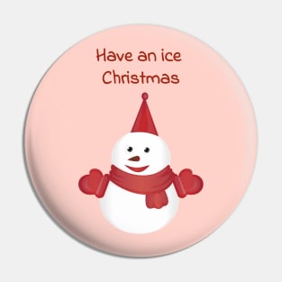 Have an ice Christmas Pin