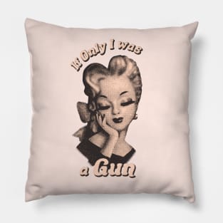 Pro-Choice Sarcastic Pinup Pillow