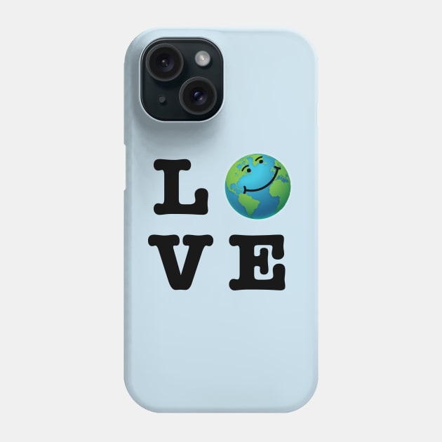 LOVE Earth Smile Global Warming Fight Phone Case by Print Cartel