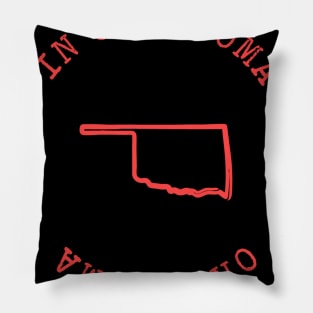 Made in Oklahoma T-Shirt Pillow