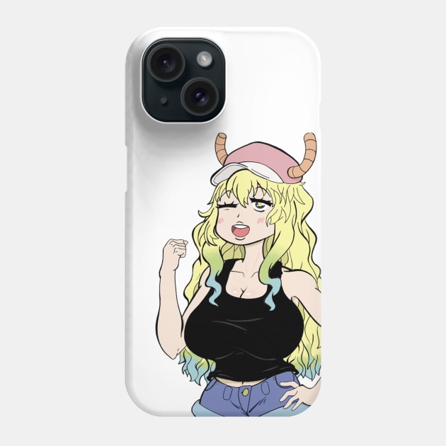 Lucoa from Dragon Maid Phone Case by RAC Shack