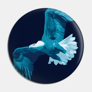 Blue Ocean Eagle Pin