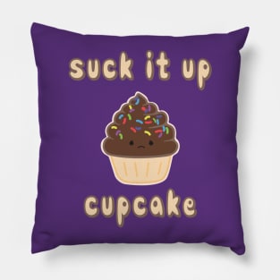 Suck it up, Chocolate Cupcake Pillow
