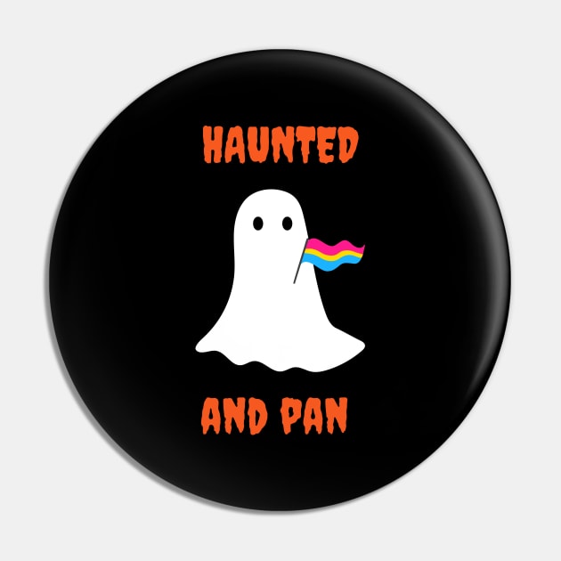 Haunted and Pan Pin by Rainbow Kin Wear