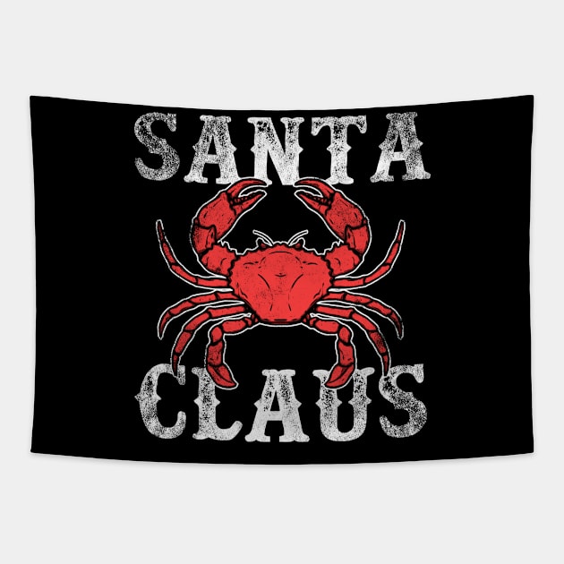 Santa Claus Crab Tapestry by Mila46