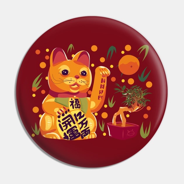 Lucky cat Pin by Mimie20