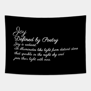 Joy Poem Tapestry