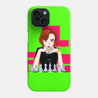 beth harmon the ginger in chess master Phone Case