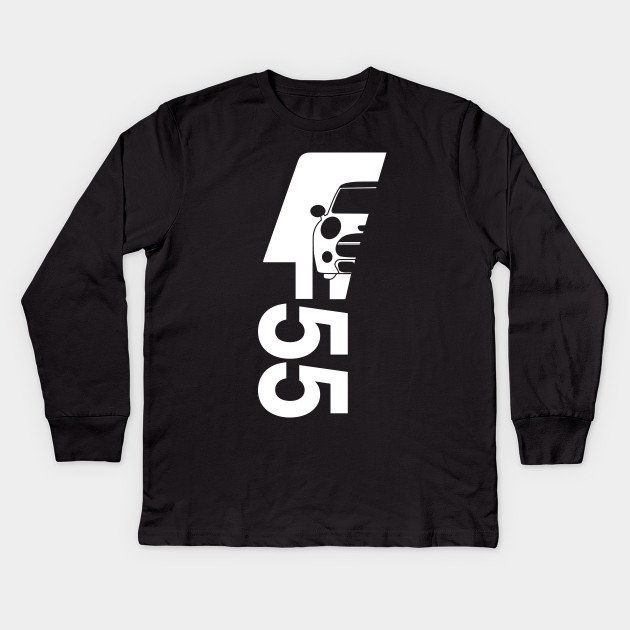F55 Mini Cooper Bold And Simple Logo Design In White With Drawing Of