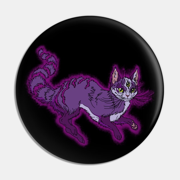 Cheshire Cat Pin by Chaos Bound Designs