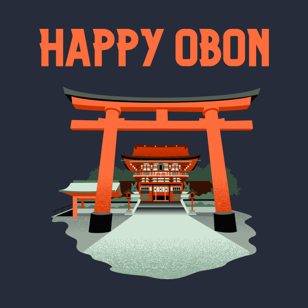 Happy Obon Torii Gate Temple by soulfulprintss8