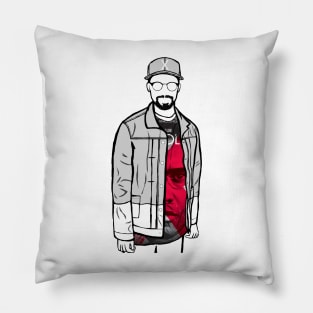 Spike Lee (Malcolm X) Portrait Pillow