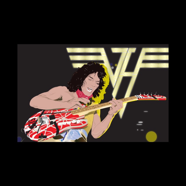 eddie van halen by Bishop Graphics