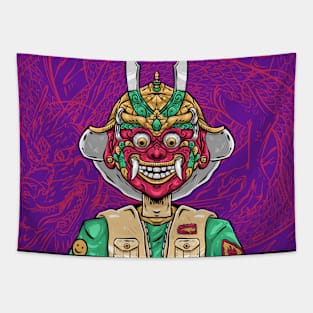 Modern samurai japanese Tapestry