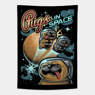 Pugs in Space Tapestry