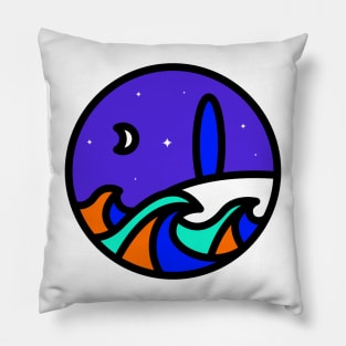 Beach Waves Pillow