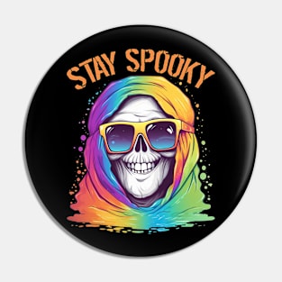 Colorful Halloween Stay Spooky Pin