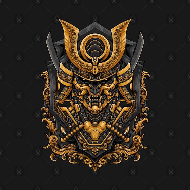 Gold Ronin by WahyudiArtwork