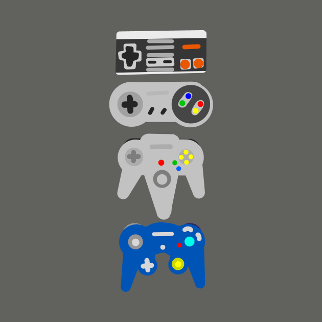 Retro Gaming Controllers by knoxusdesigns