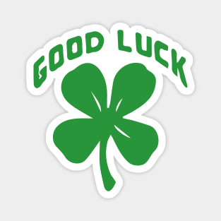 Good Luck 4 Leaf Clover Magnet