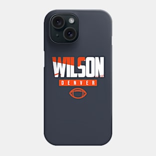 Wilson Denver Football Practice Phone Case