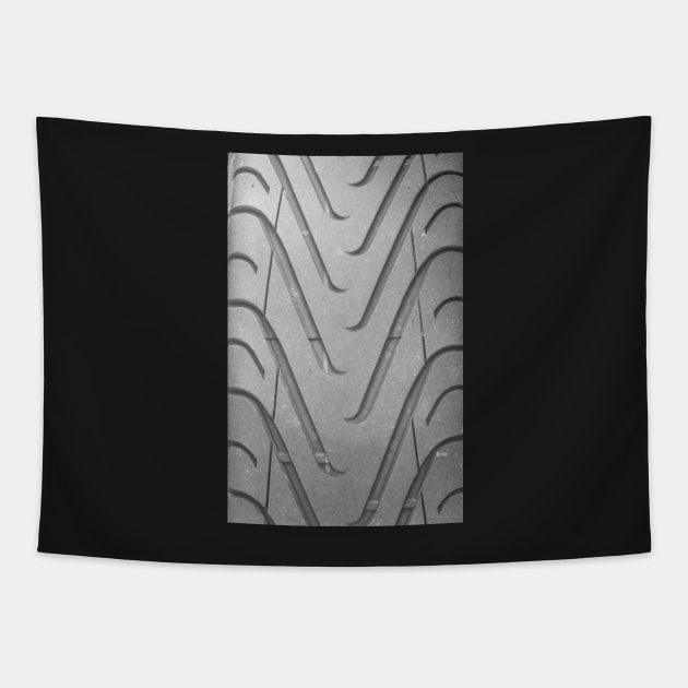 Tyre Tread 2 Tapestry by Russell102