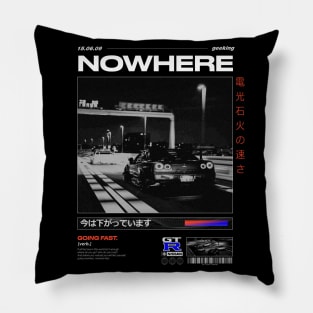 Japanese Drift Streetwear Design Pillow