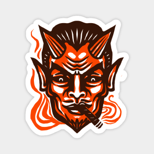 RED SATAN Magnet