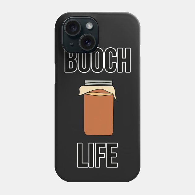 Booch Life Kombucha Tea Drink Phone Case by charlescheshire