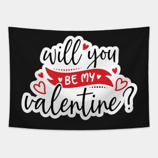 Valentine's Day Stickers - Will You be My Valentine? Tapestry