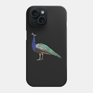 Crayon Peacock Phone Case