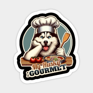 Husky Chef Magnet