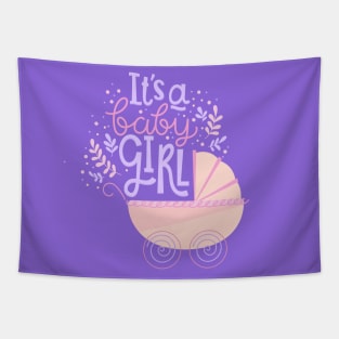 It is a baby Girl Tapestry