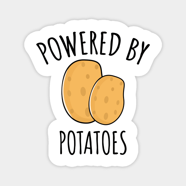 Powered By Potatoes Magnet by LunaMay