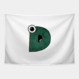 Monster Letter D Tapestry