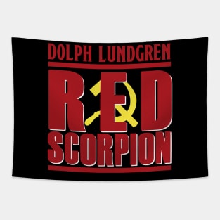 Red Scorpion Tapestry