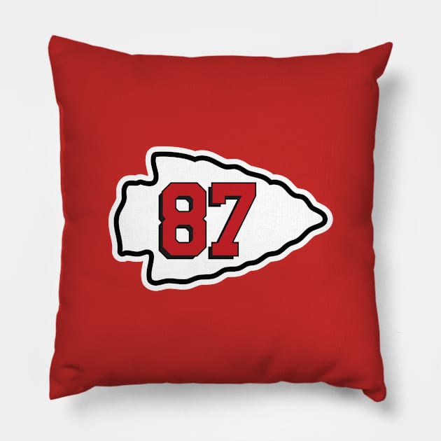 Kelce Arrowhead Pillow by jknaub