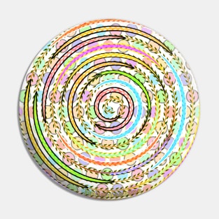 Spotty Spiral Polkadotty Pin