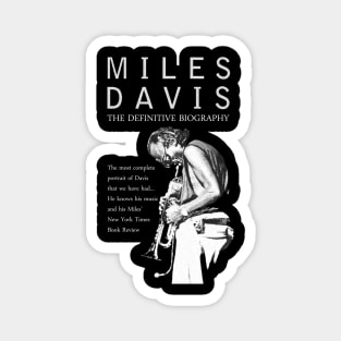 Miles Davis The Definitive Biography Magnet