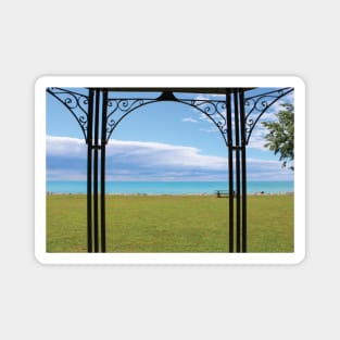 Views From a Summer Gazebo Magnet