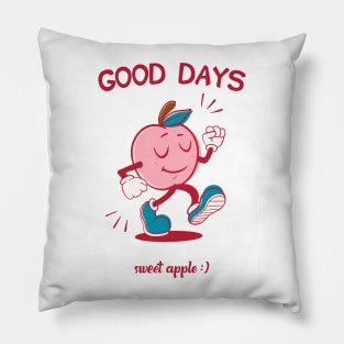 Good Days - sweet apple Pillow