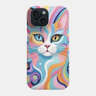 Whisker Wonderland: Abstract Cat Dream Phone Case