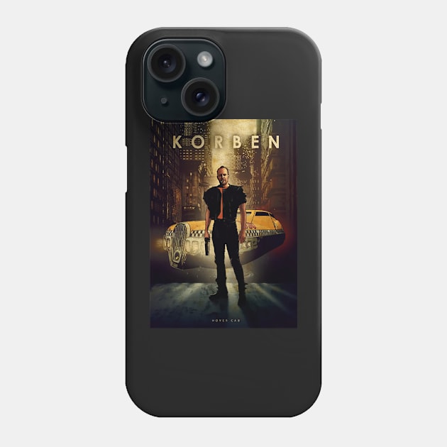 Korben Dallas - Hover Car - Car Legends Phone Case by Great-Peoples