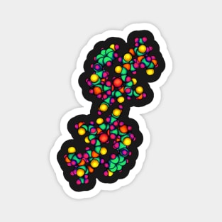 Oxytocin (Love Neurotransmitter) Pattern Magnet