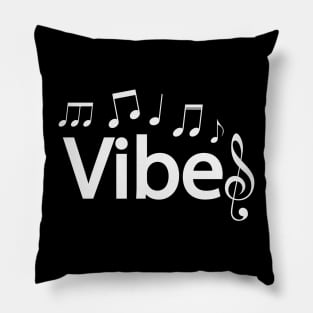 Vibes artistic typography design Pillow