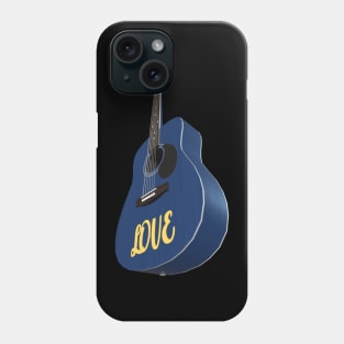 Blue Guitar – Music be the food of love Phone Case