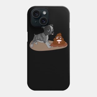 Pooping dog Phone Case