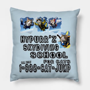 Hypurr'z Skydiving School Pillow