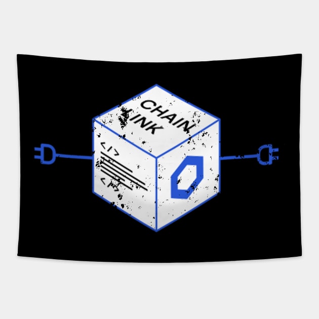 Chainlink Crypto Link Tapestry by BitcoinSweatshirts